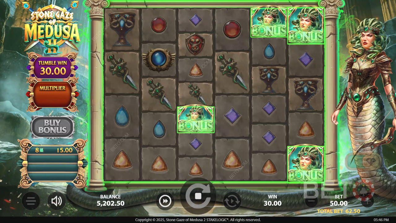 Đánh giá Stone Gaze of Medusa 2 của BETO Slots