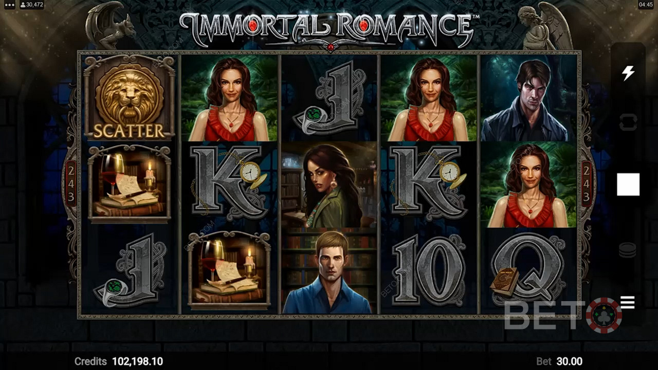 Tận hưởng chủ đề cổ điển và các tính năng nổi bật trong máy đánh bạc Immortal Romance