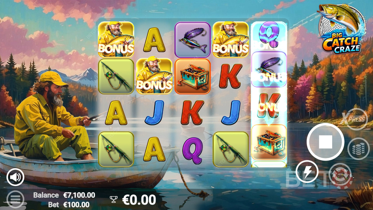 Đánh giá Big Catch Craze của BETO Slots