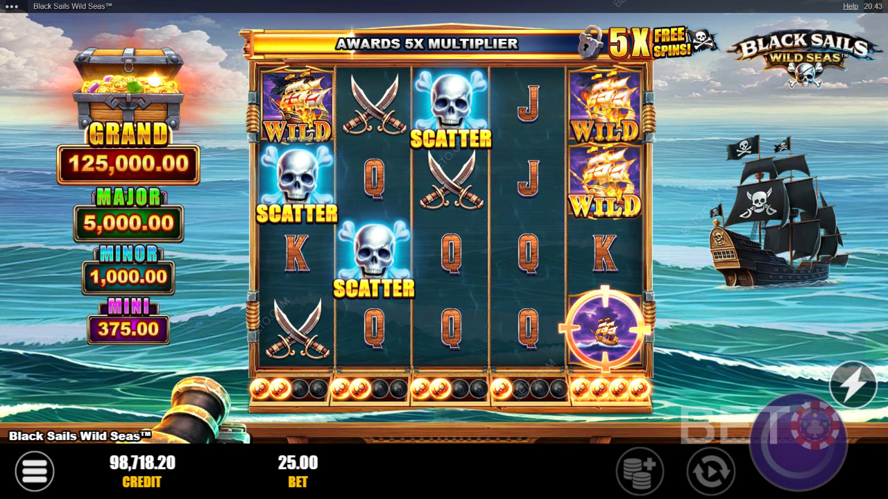 Đánh giá Black Sails Wild Seas của BETO Slots