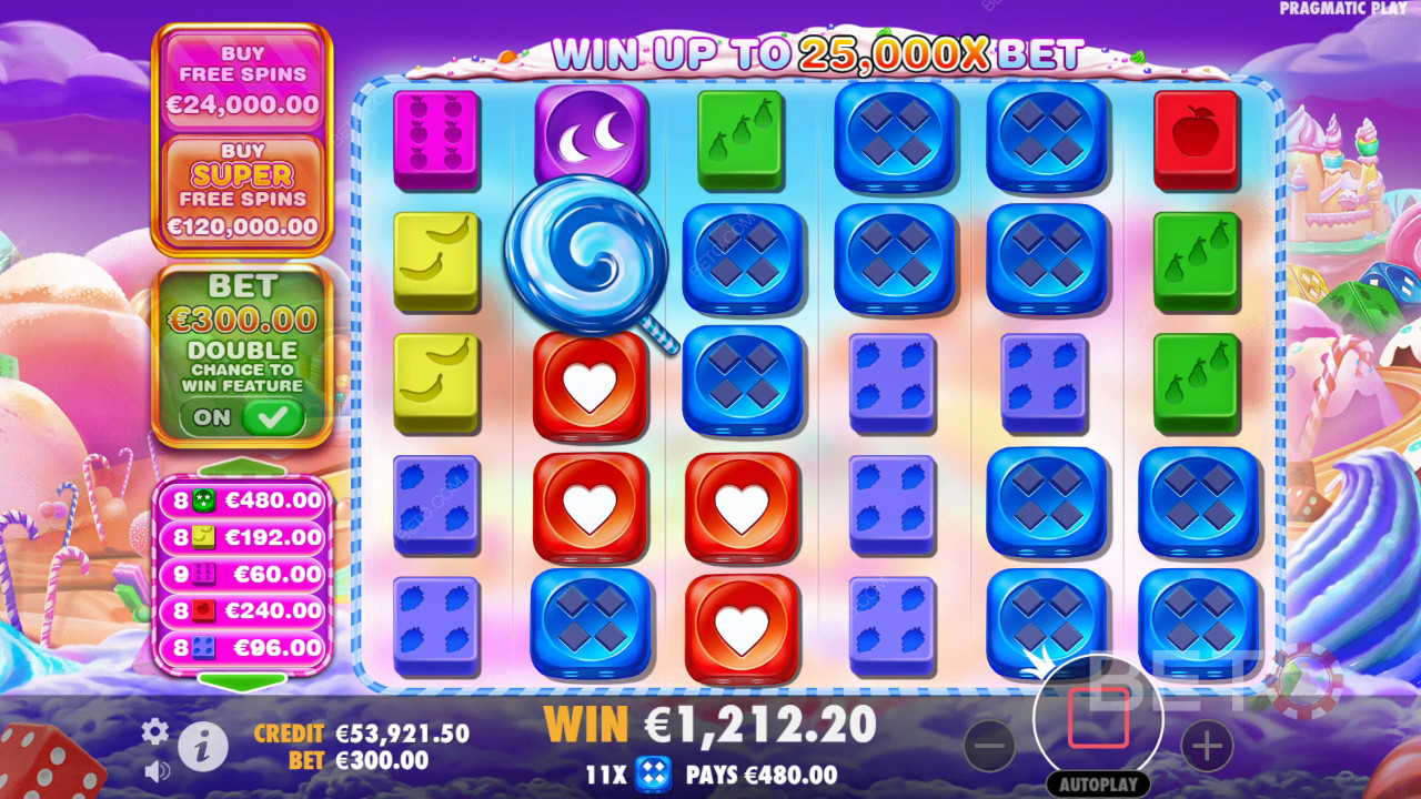 Cách chơi Sweet Bonanza 1000 Dice của Pragmatic Play