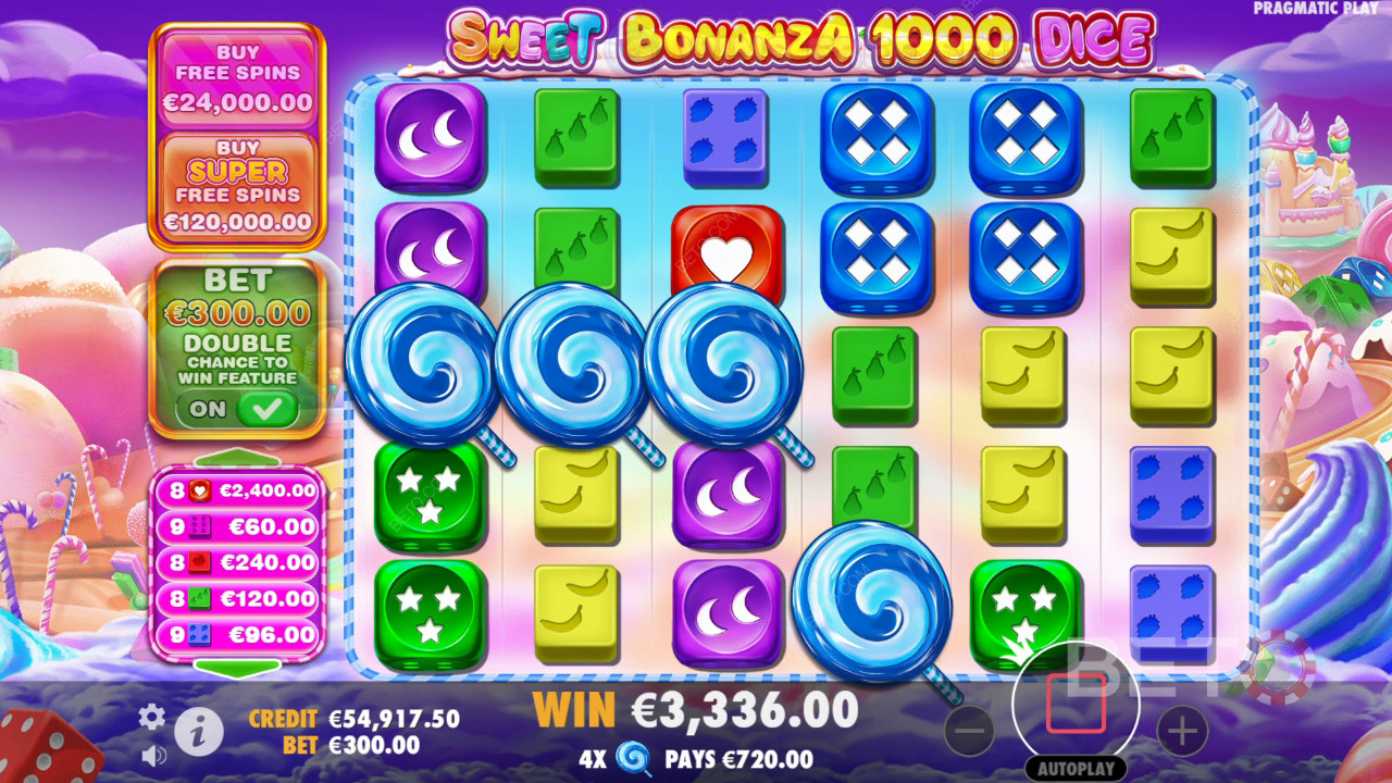 Đánh giá Sweet Bonanza 1000 Dice của BETO Slots
