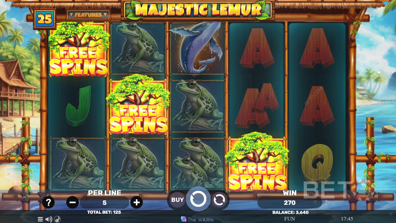 Đánh giá Majestic Lemur của BETO Slots