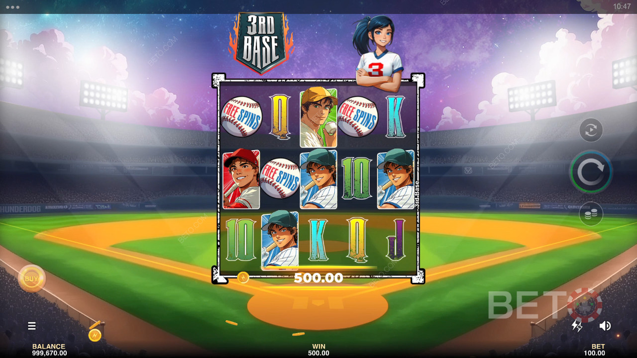 Đánh giá 3rd Base của BETO Slots