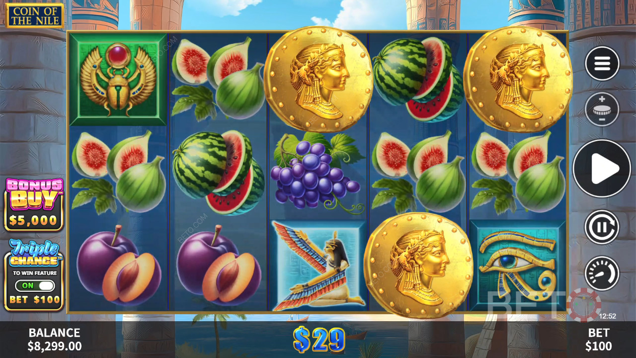Đánh giá Coin Of The Nile của BETO Slots
