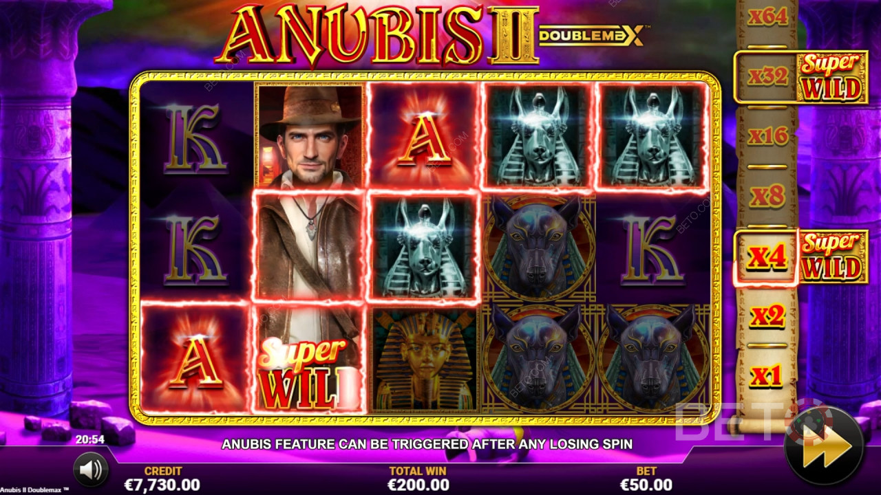 Đánh giá Anubis 2 DoubleMax của BETO Slots