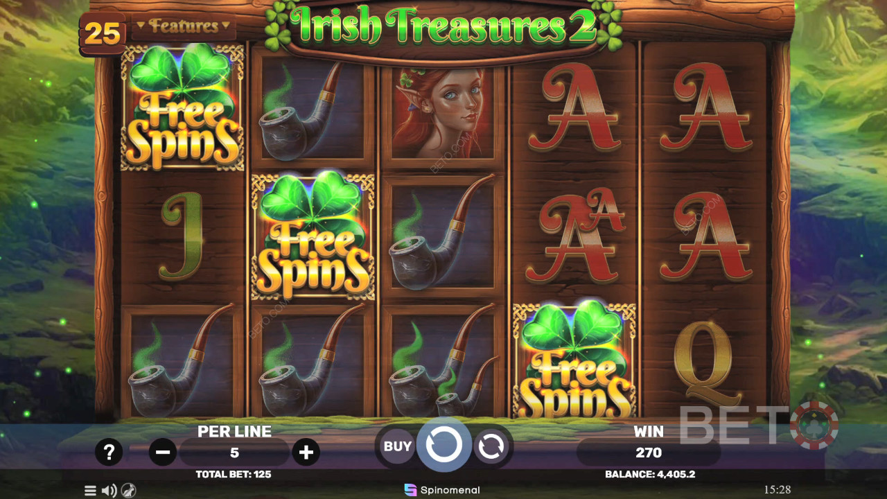 Đánh giá Irish Treasures 2 của BETO Slots