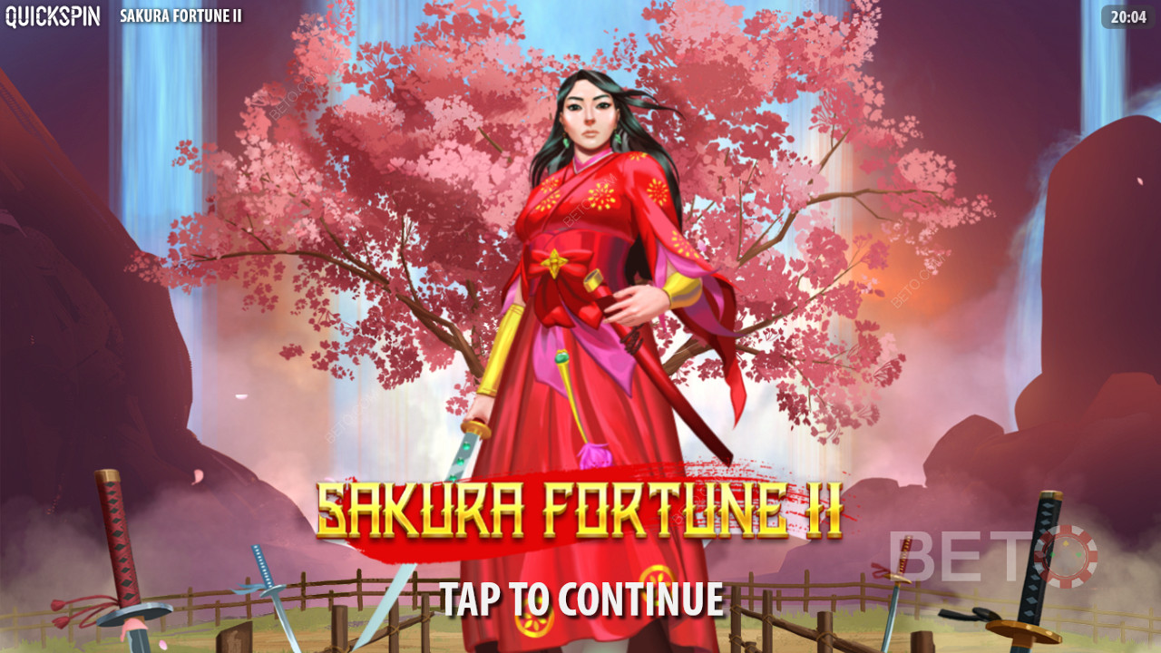 Sakura đã trở lại trong máy đánh bạc trực tuyến Sakura Fortune 2