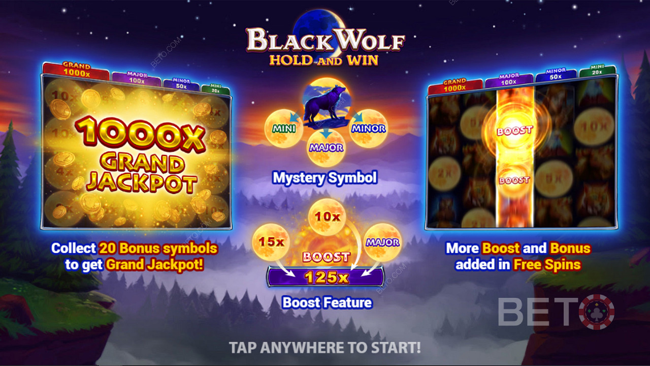 Bắt đầu chơi ngay hôm nay và kiếm Black Wolf hold và giành tiền thưởng