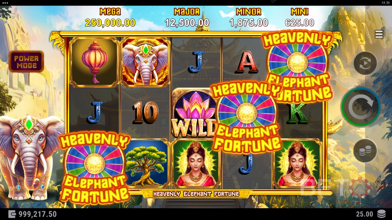 Đánh giá Heavenly Elephant Fortune của BETO Slots