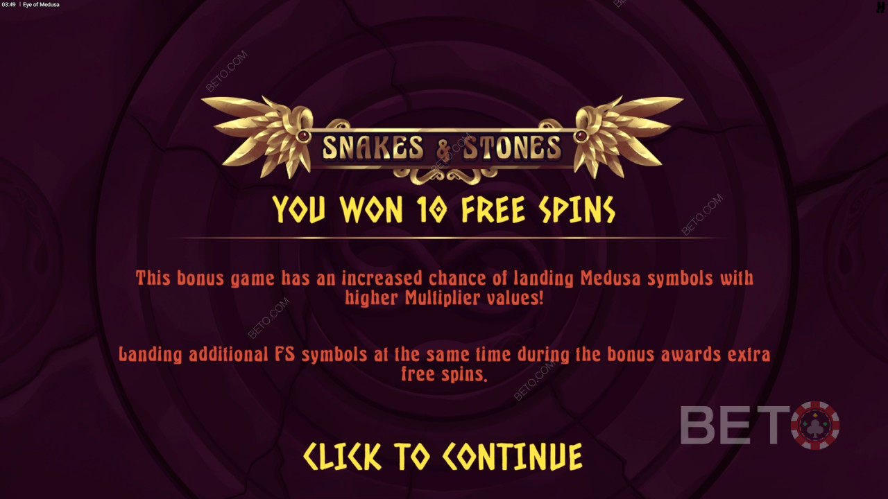 Giải thích về các tính năng bổ sung trong Eye of Medusa của Hacksaw Gaming