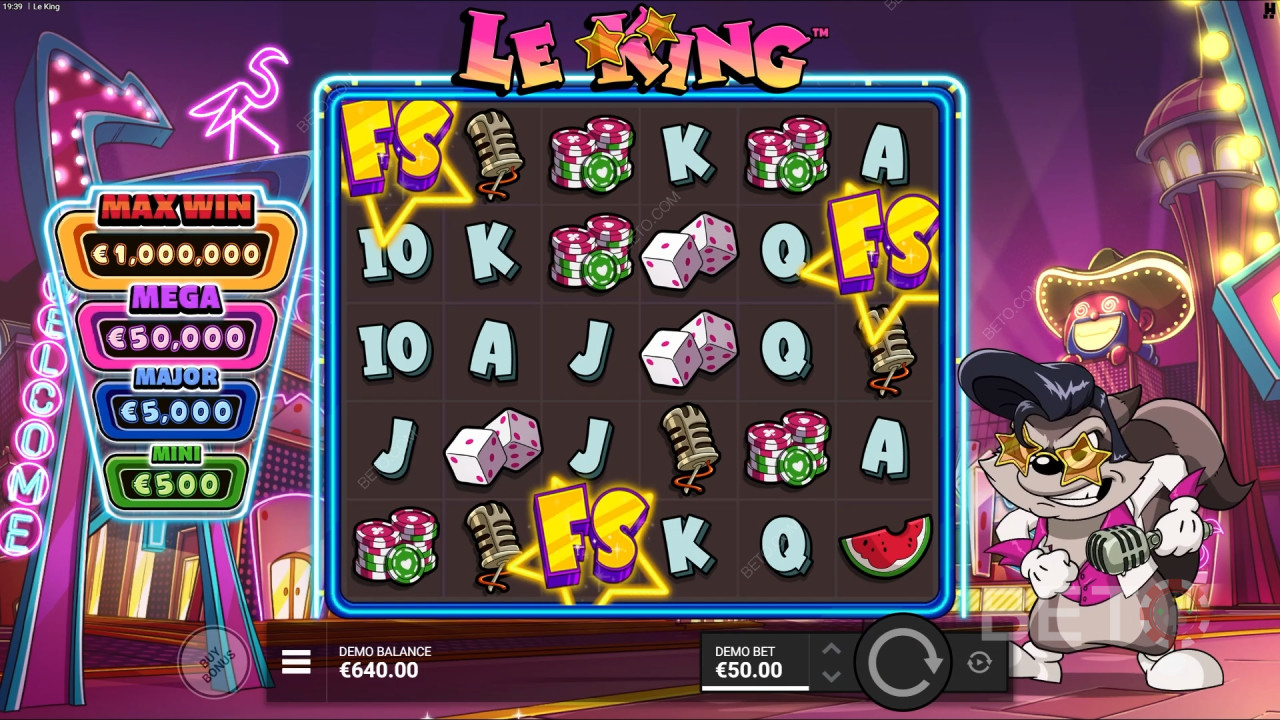 Hướng dẫn cách chơi Le King của Hacksaw Gaming