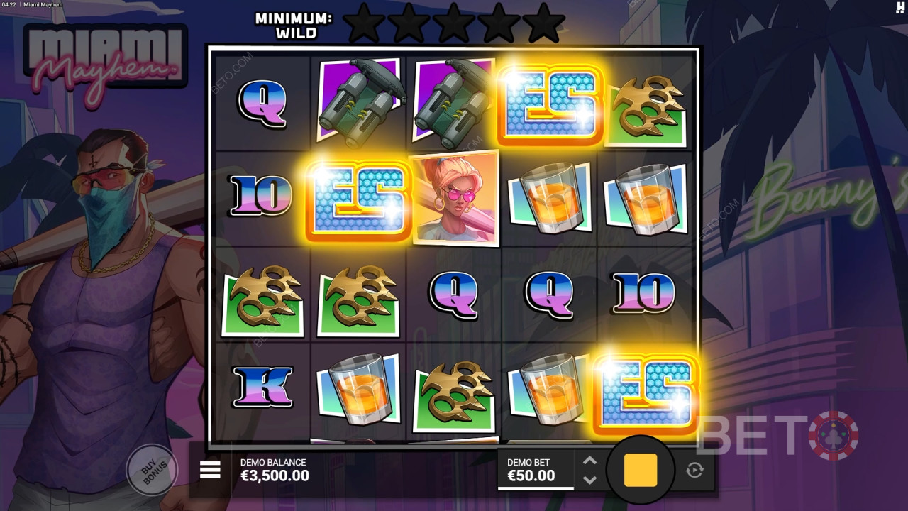Đánh giá trò chơi Miami Mayhem của BETO Slots