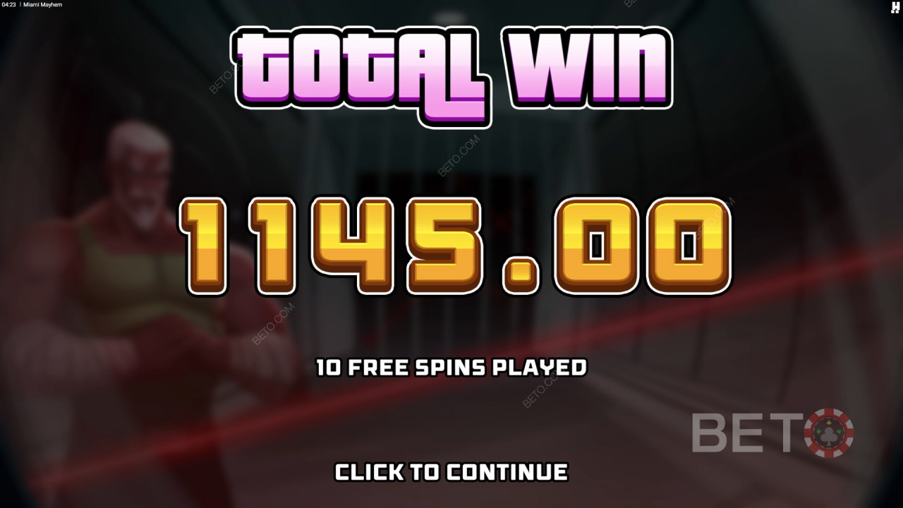 Giành chiến thắng gấp 15.000 lần tiền cược của bạn trong trò chơi slot trực tuyến Miami Mayhem!