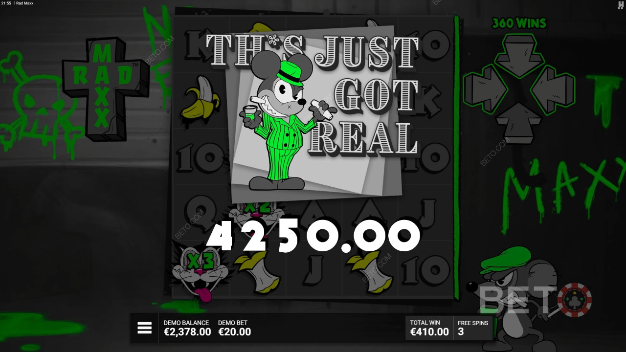 Đánh giá Rad Maxx của BETO Slots