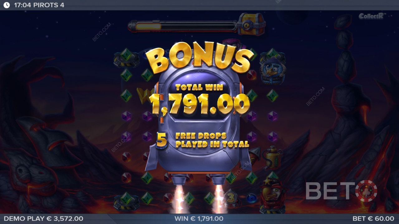Giành chiến thắng gấp 10.000 lần tiền cược của bạn trong trò chơi slot Pirots 4!