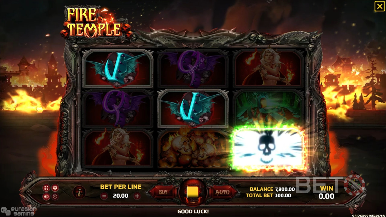 Hướng dẫn cách chơi Fire Temple của Eurasian Gaming