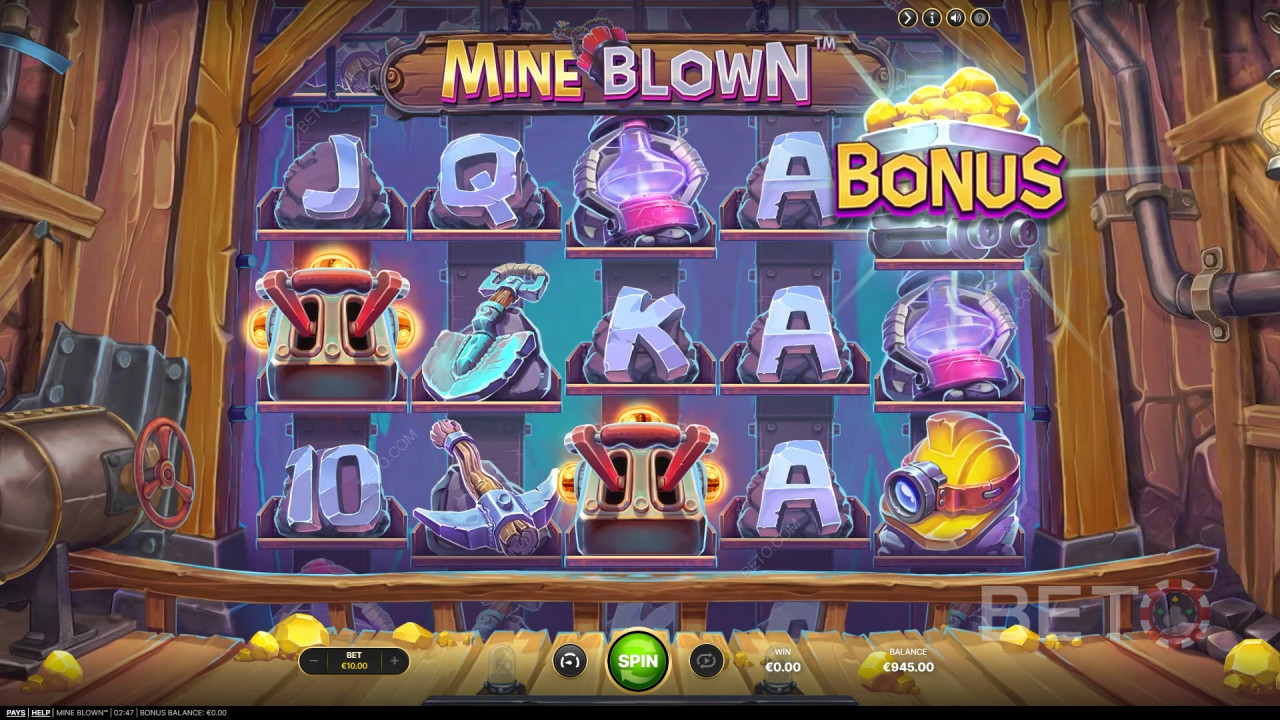 Đánh giá trò chơi Mine Blown của BETO Slots