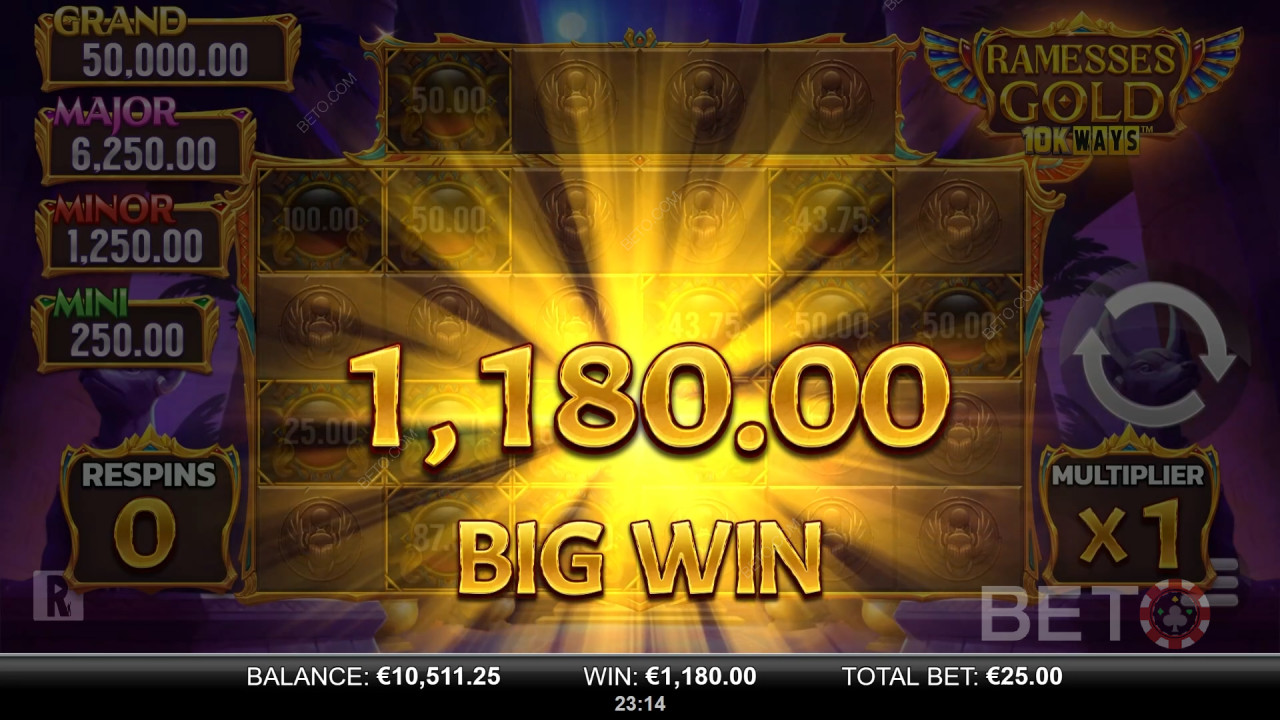 Đánh giá trò chơi Ramesses Gold 10K Ways của BETO Slots