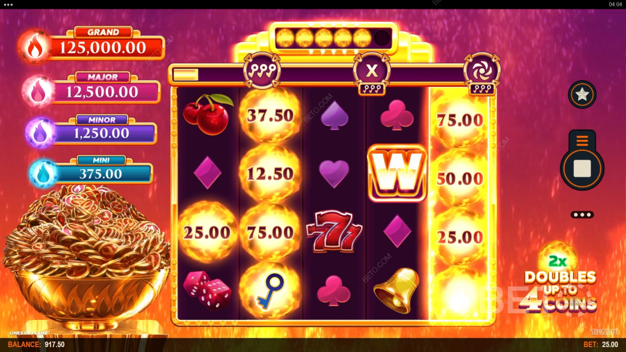 Đánh giá trò chơi Links of Flame của BETO Slots