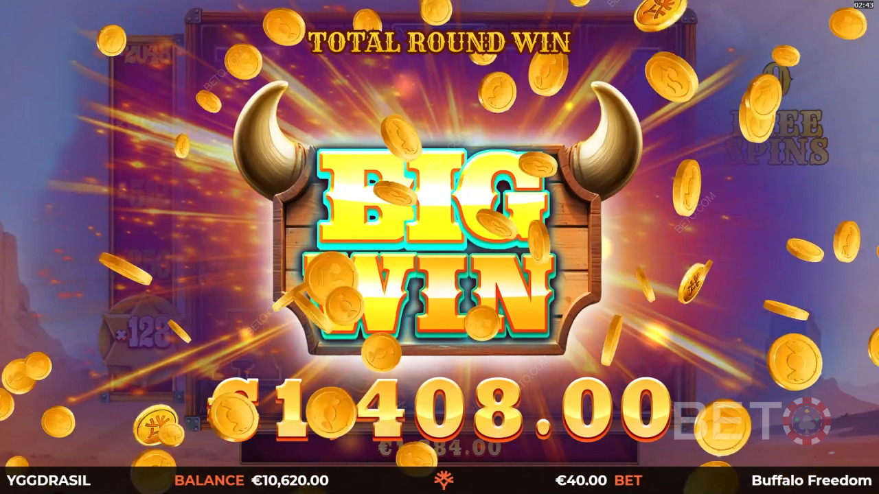 Đánh giá trò chơi Buffalo Freedom của BETO Slots