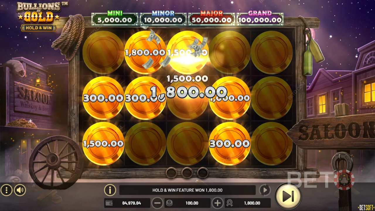 Hướng dẫn chơi game Bullions of Gold của Betsoft