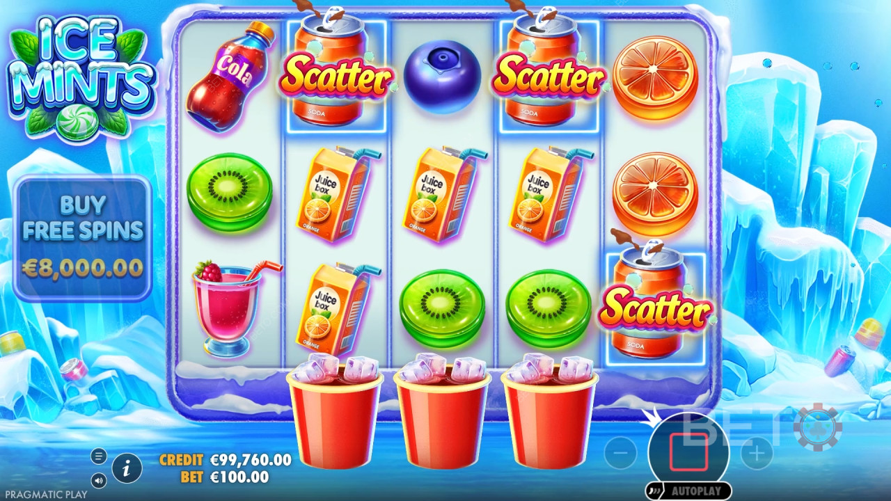 Hướng dẫn cách chơi trò chơi "Ice Mints" của Pragmatic Play