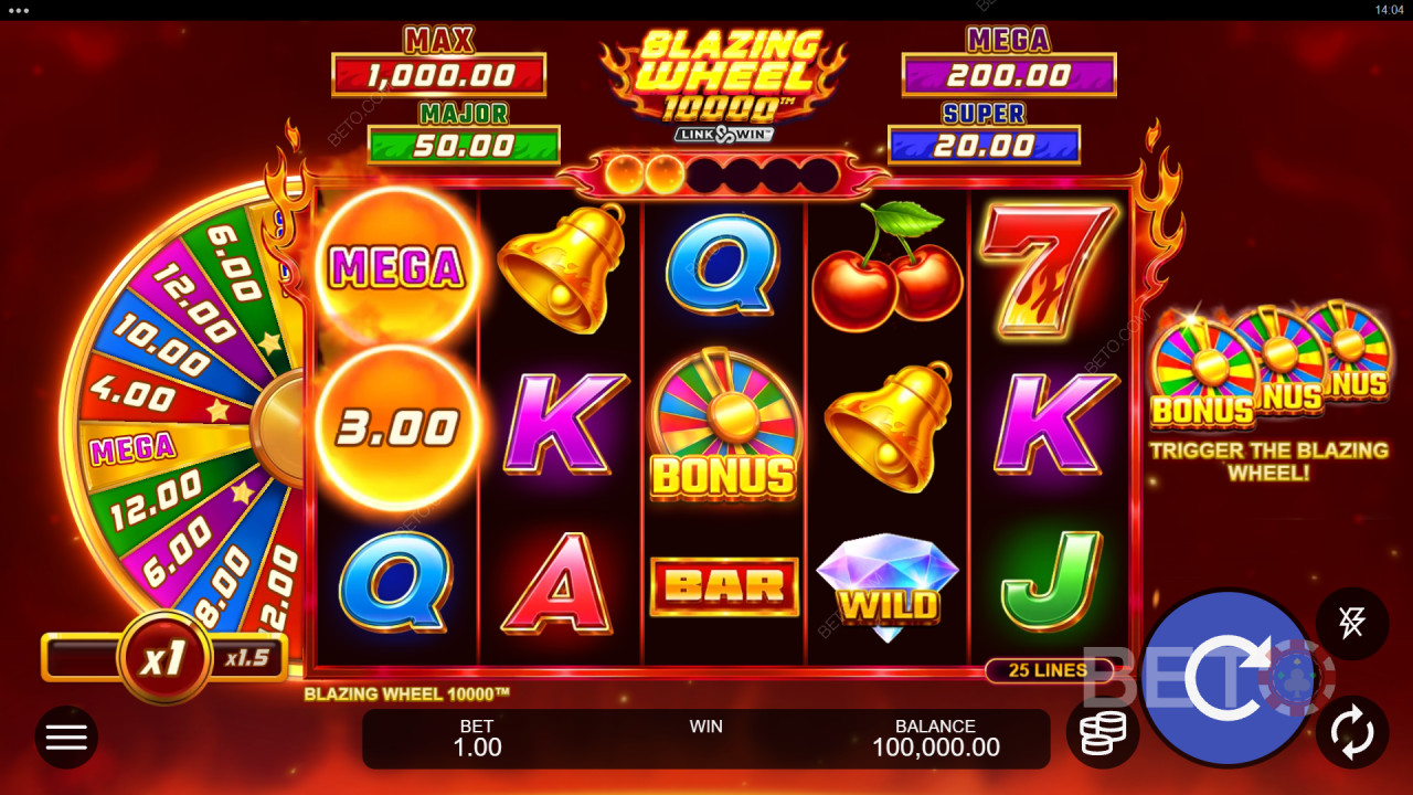 Hướng dẫn cách chơi Blazing Wheel 10000 của Nailed It! Games