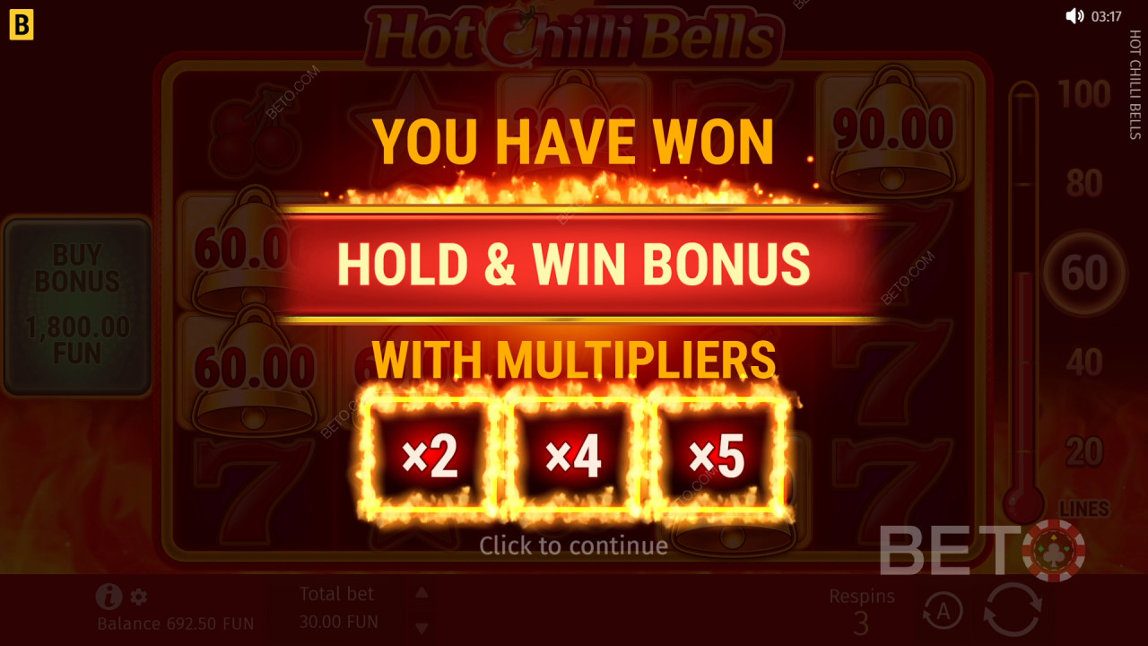 Giải thích các tính năng bổ sung trong Hot Chilli Bells của BGaming