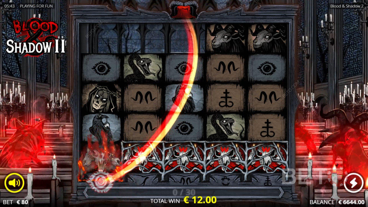 Hướng dẫn chơi Blood & Shadow 2 của Nolimit City