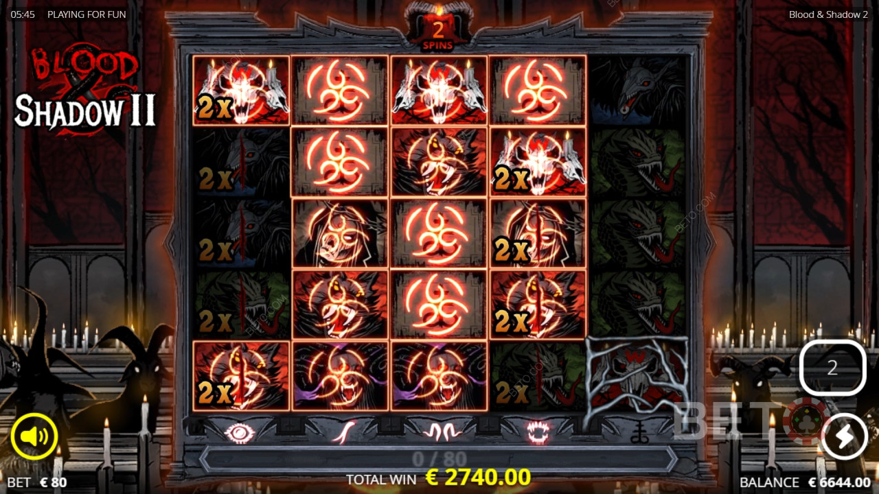 Đánh giá Blood & Shadow 2 của BETO Slots