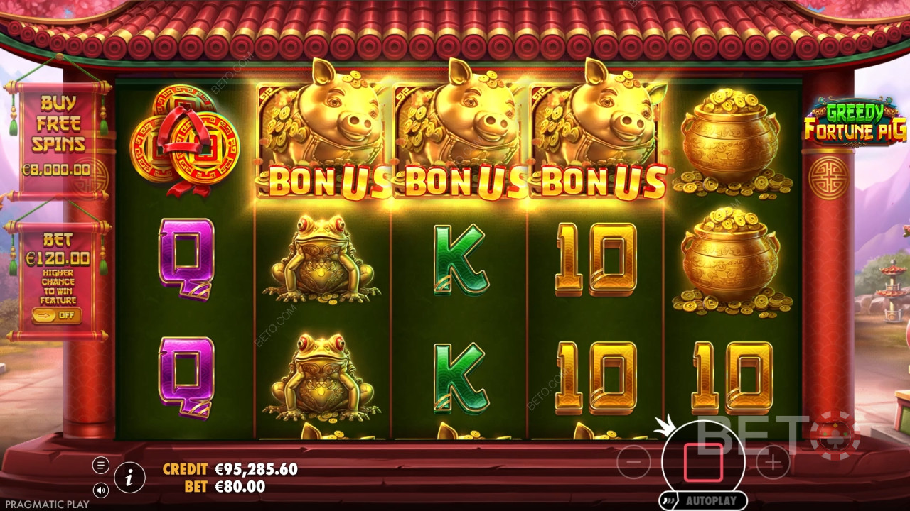 Đánh giá trò chơi Greedy Fortune Pig của BETO Slots