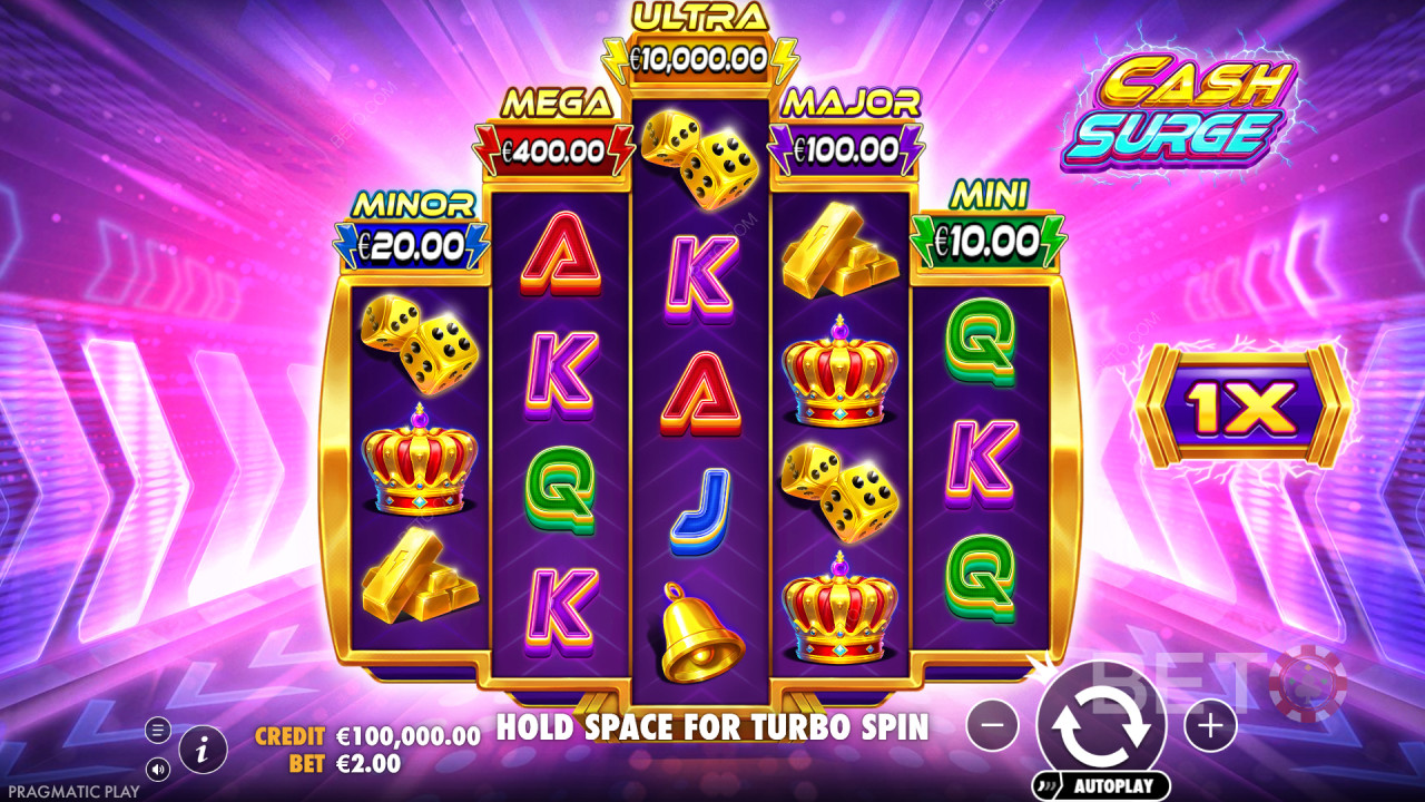 Hướng dẫn cách chơi Cash Surge của Pragmatic Play