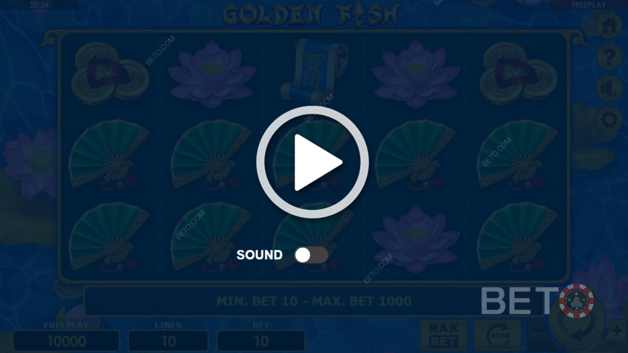 Hướng dẫn cách chơi game Golden Fish của Amatic Industries