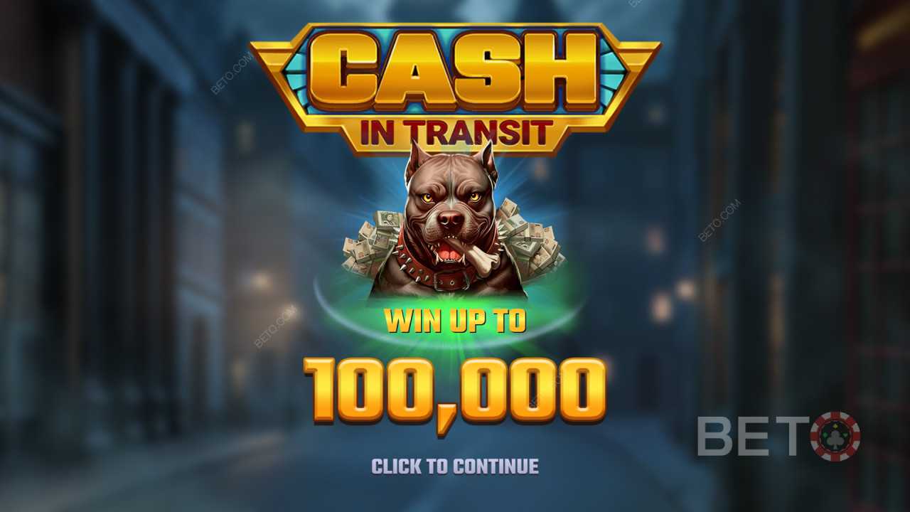 Giành chiến thắng gấp 10.000 lần tiền cược của bạn trong trò chơi slot Cash in Transit!