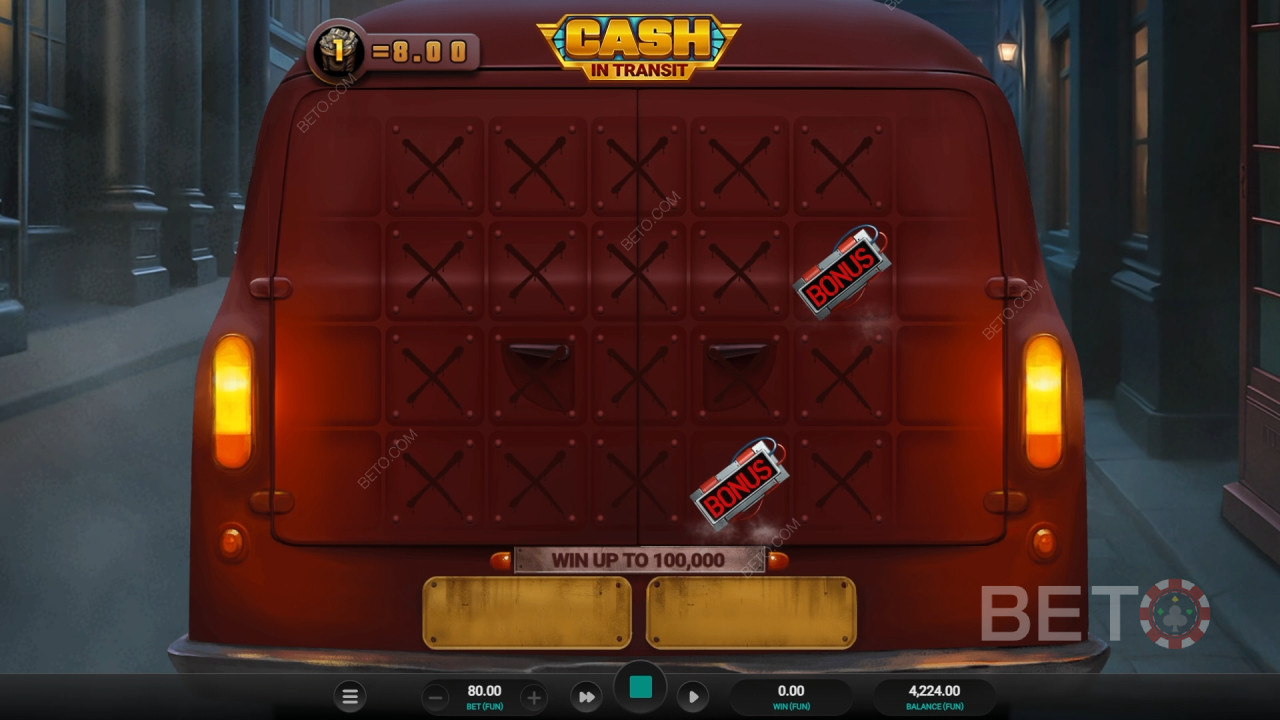 Giải thích các tính năng thưởng trong Cash in Transit của Relax Gaming