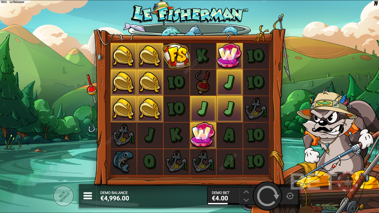 Giải thích về các tính năng bổ sung trong Le Fisherman của Hacksaw Gaming