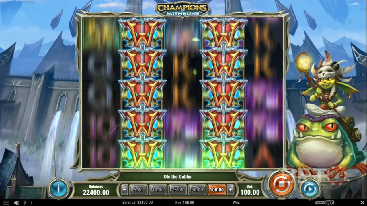 Cách chơi của máy đánh bạc Champions of Mithrune