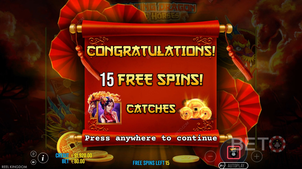 Đánh giá trò chơi Floating Dragon Wild Horses của BETO Slots