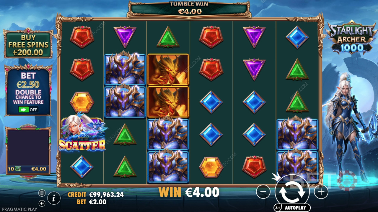 Đánh giá Starlight Archer 1000 của BETO Slots