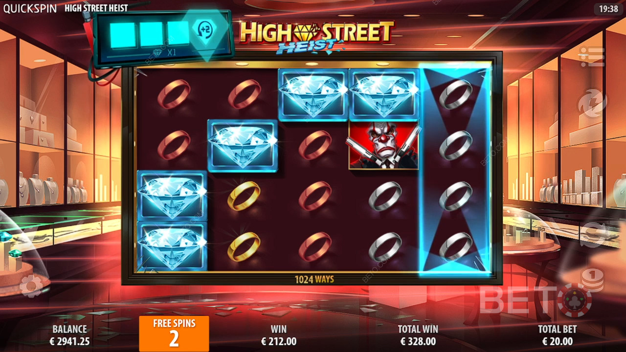 Đánh giá Highstreet Heist của BETO Slots
