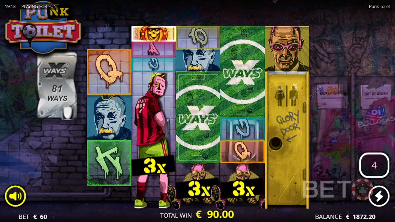 Đánh giá Punk Toilet của BETO Slots