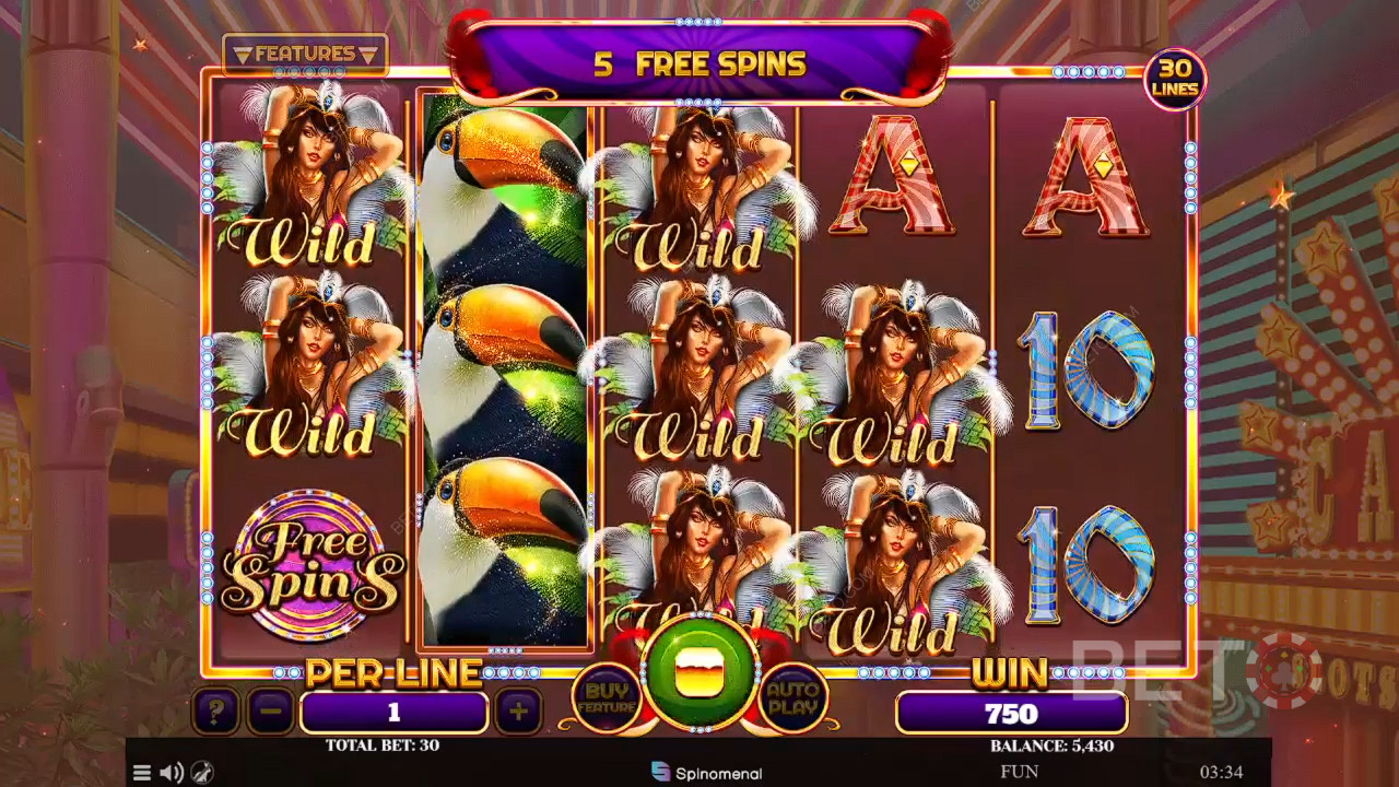 Đánh giá Reels Of Rio của BETO Slots