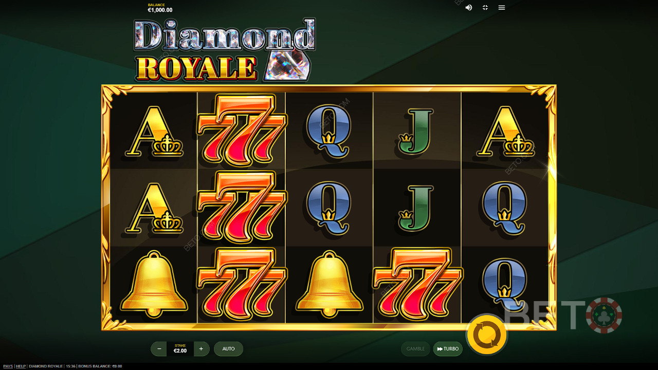 Đánh giá Diamond Royale của BETO Slots