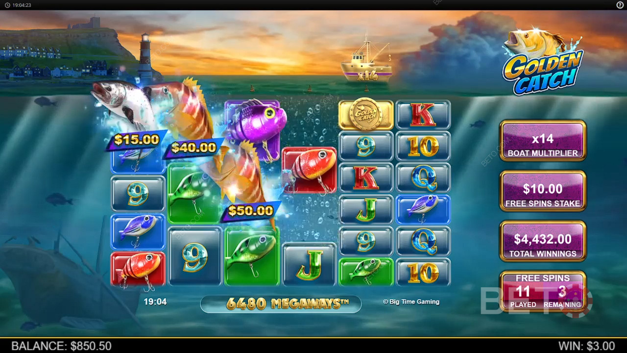 Đánh giá Golden Catch của BETO Slots