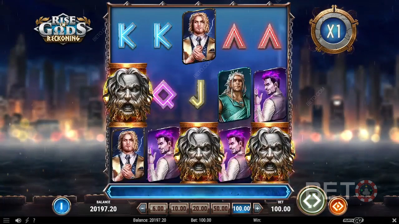Đánh giá Rise of Gods: Reckoning của BETO Slots