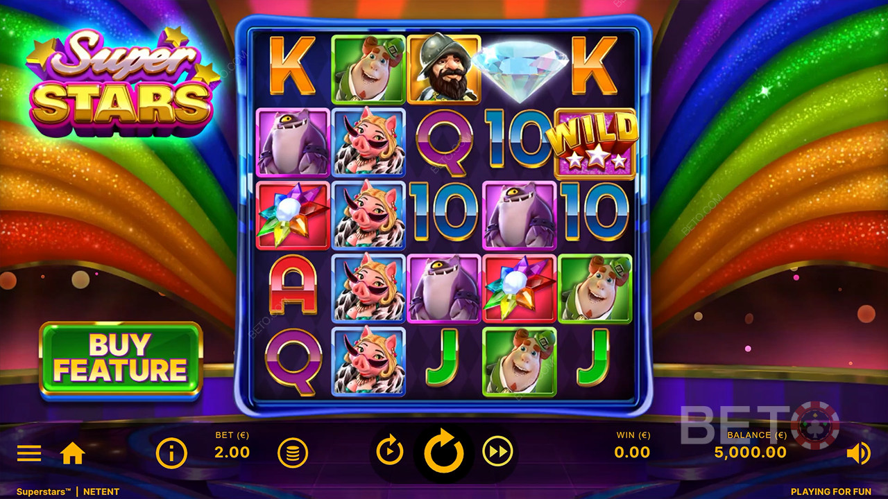 Đánh giá Superstars của BETO Slots