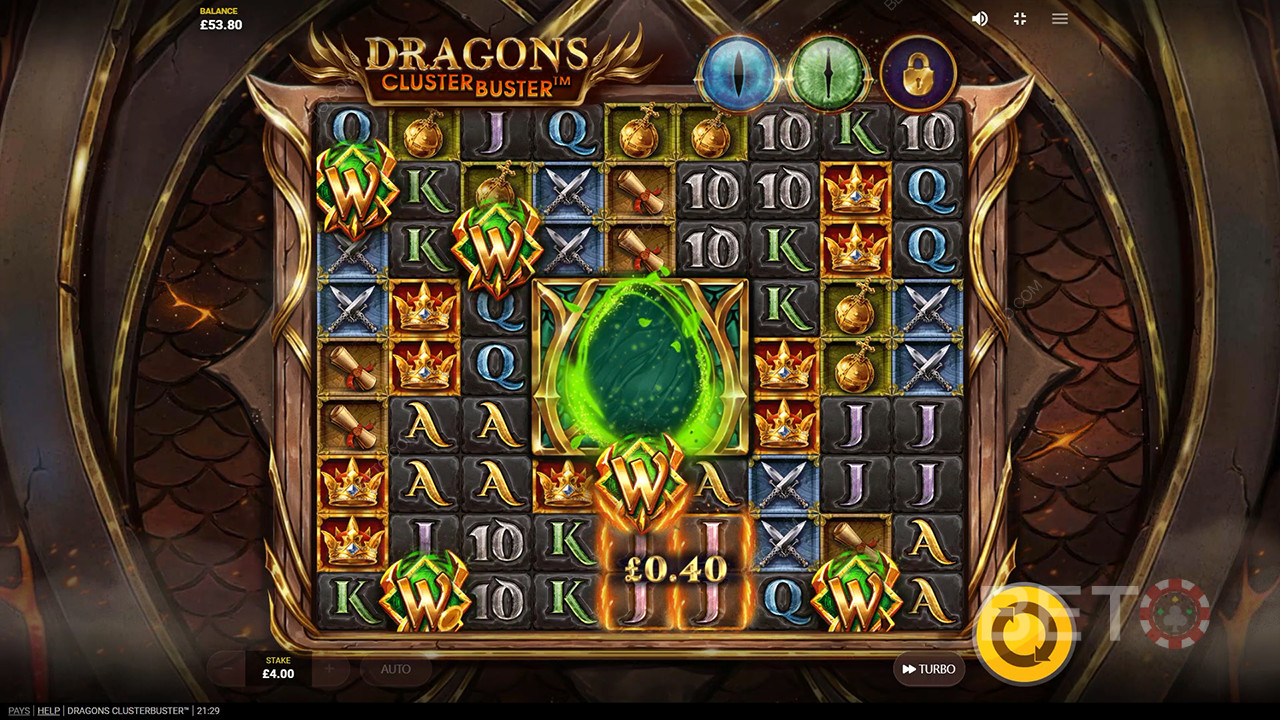 Đánh giá Dragons Clusterbuster của BETO Slots