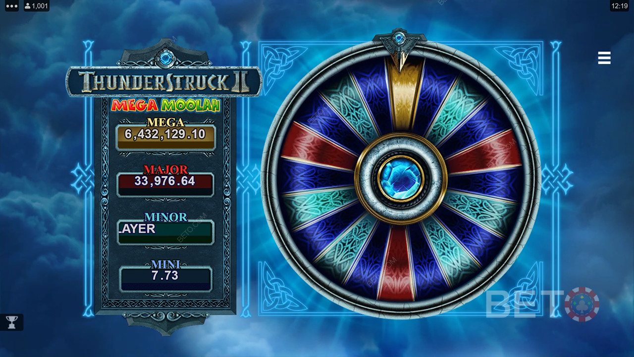 Đánh giá Thunderstruck II Mega Moolah của BETO Slots