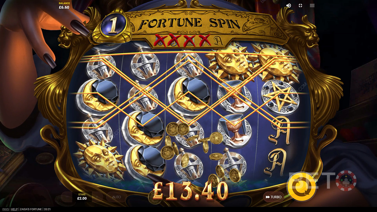 Đánh giá vận may của Zaida bởi BETO Slots